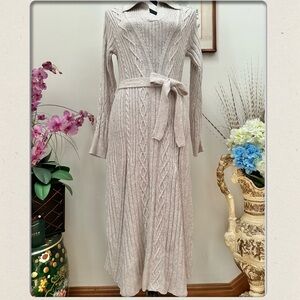 Rachel Zoe Tan Sweater Dress